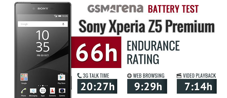 تست و عملکرد باتری سونی Sony Xperia Z5 Premium LIS1605ERPC