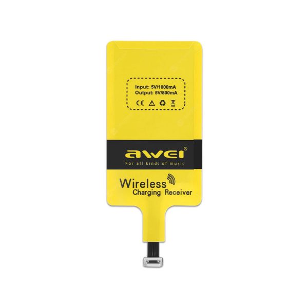 گیرنده شارژر بی سیم Awei i6 Qi Wireless Charging Receiver