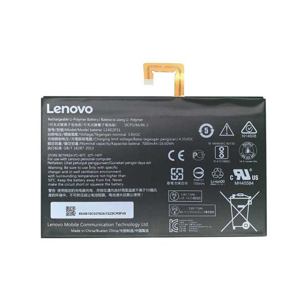 باتری اصلی تبلت لنوو Lenovo Tab 2 A10-70 L14D2P31