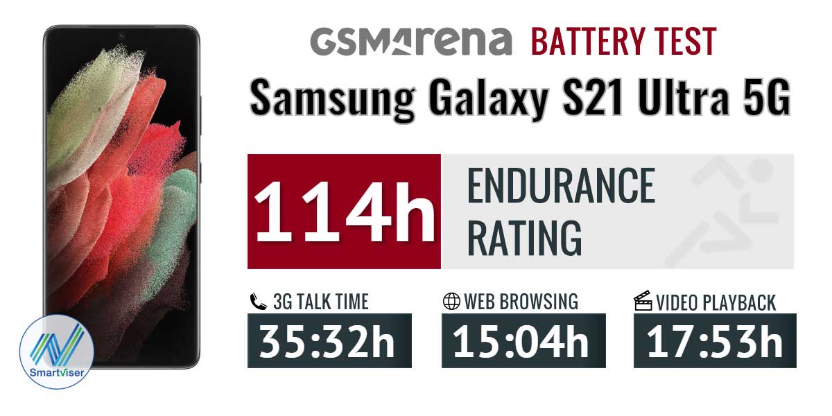 تست و عملکرد باتری اصلی گوشی سامسونگ Samsung Galaxy S21 Ultra 5G