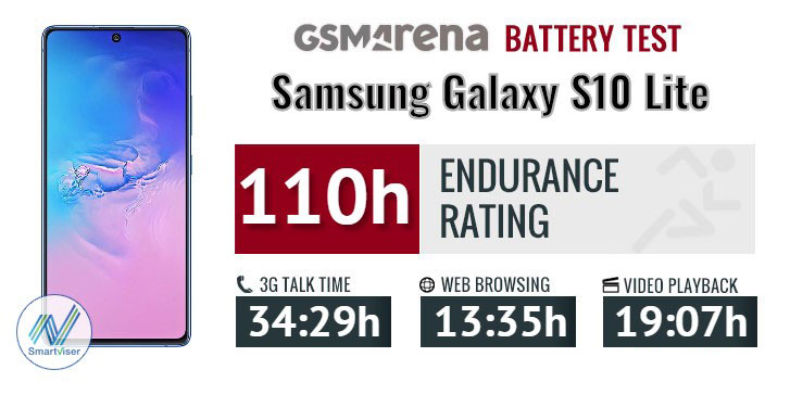 تست و عملکرد باتری اصلی گوشی سامسونگ Samsung Galaxy S10 Lite